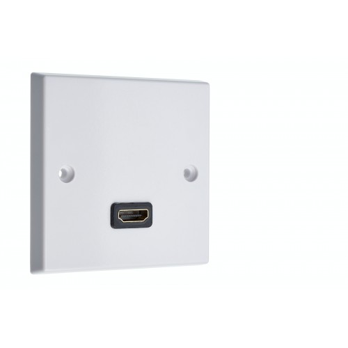 1 Gang HDMI Wall Plate. 1 x 90' HDMI